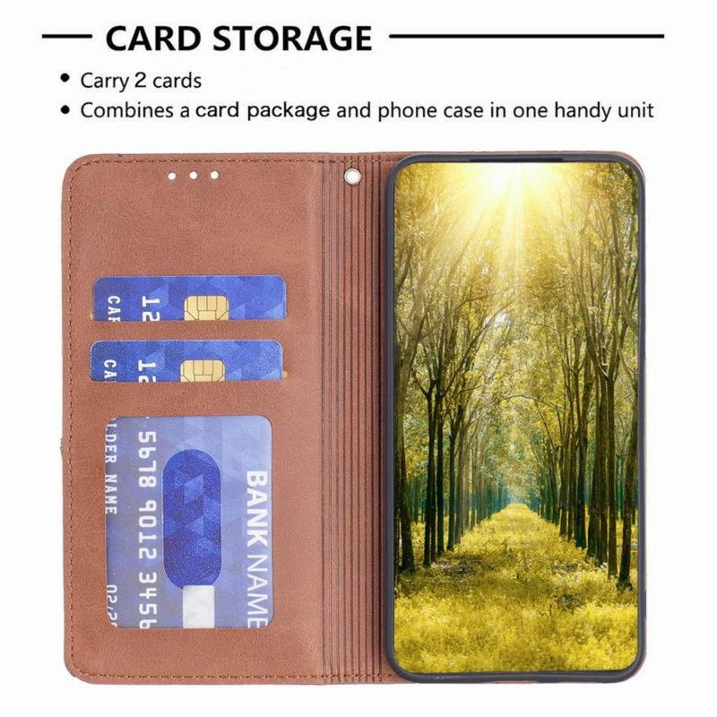 Load image into Gallery viewer, Nokia G11 / G21 - Rhombus Texture Magnetic Leather Phone Case
