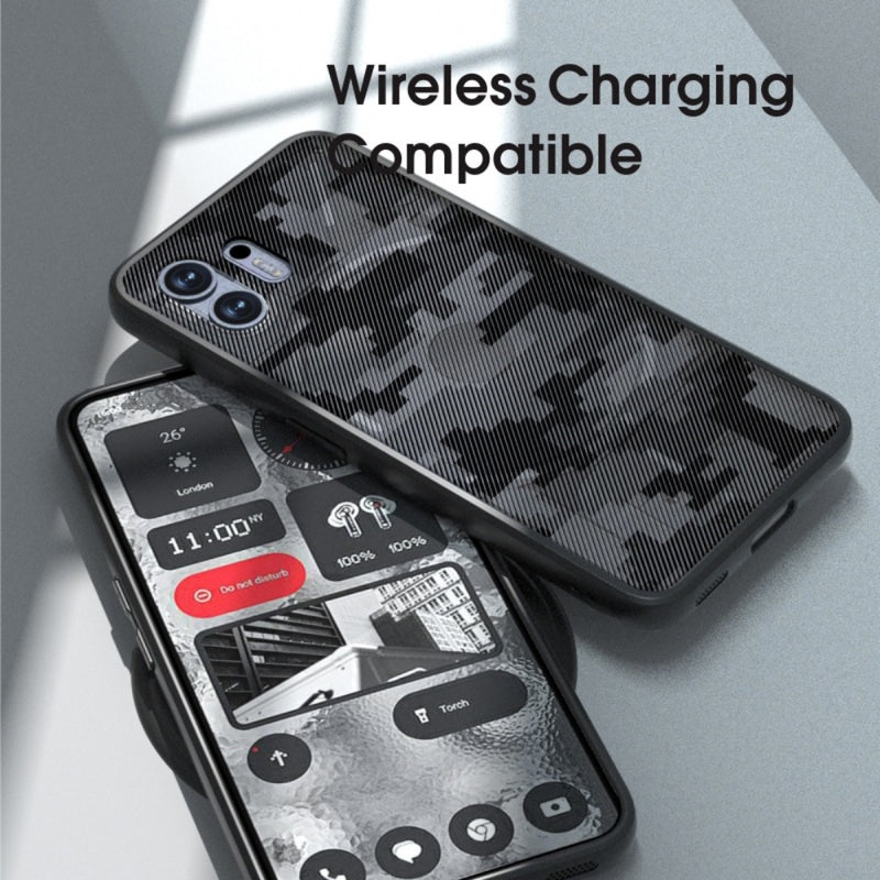 Load image into Gallery viewer, Nothing Phone (2) - IBMRS Camouflage Shockproof Transparent Matte Phone Case - Polar Tech Australia
