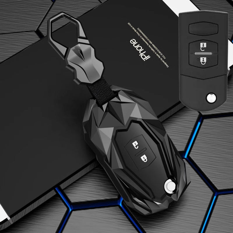 Load image into Gallery viewer, Mazda Zinc Alloy Car Key Fob Cover Case Remote For Mazda 2, 3, 5, 6, CX-3, CX-5, CX-7, CX-9
