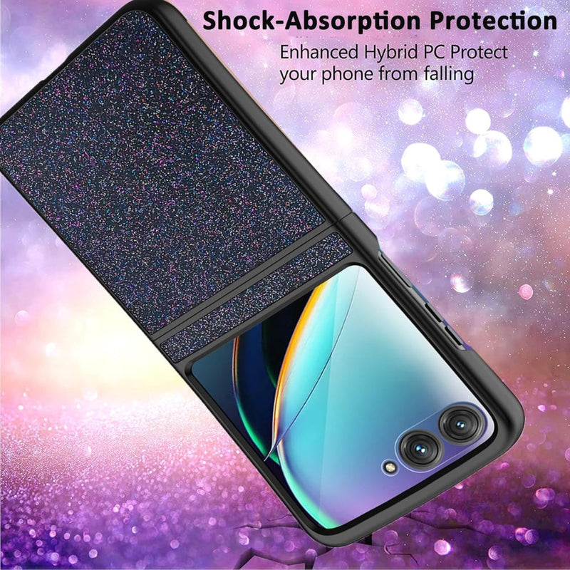 Cargue la imagen en el visor de la galería, Motorola Razr 50/Ultra - Glitter Sparkly Silicone Full Coverage Shockproof Phone Case - Polar Tech Australia

