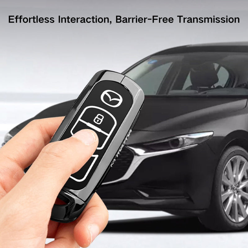 Cargue la imagen en el visor de la galería, Mazda Zinc Alloy Car Key Fob Protective Case Cover For CX5, CX3, CX30, CX7, CX9, Mazda 2, 3, 6
