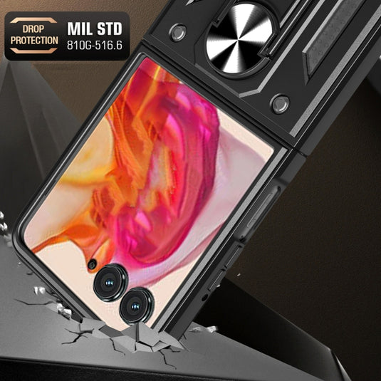 Motorola Moto Razr 2024 - Armor Ring Holder TPU Hybrid PC Phone Case - Polar Tech Australia