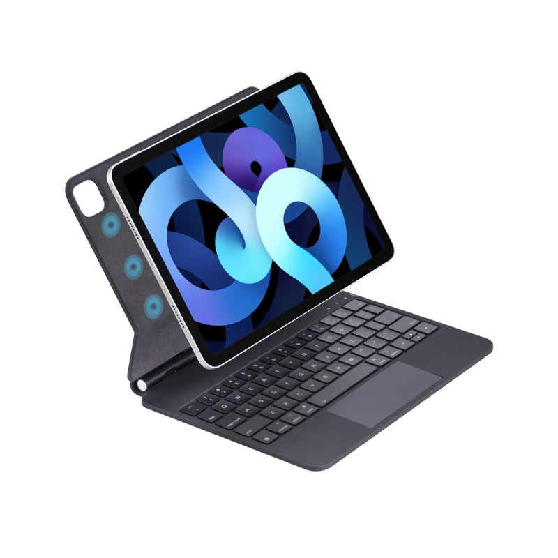 Cargue la imagen en el visor de la galería, [With Touchpad][Magic Keybord] Apple iPad Pro 11&quot; (1st/2nd/3rd/4th Gen 2018/2020/2021/2022) ipad Air 10.9&quot; 4/5th Gen (2020/2022) iPad Air 11&#39;&#39; 6th Gen (2024) - Precision Multi-Touch Trackpad Magnetic Smart Wireless Keyboard Case With Backlit Keys - Polar Tech Australia
