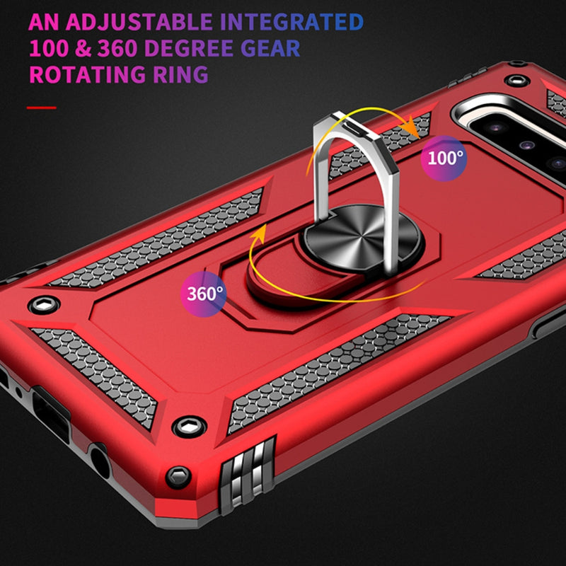 Load image into Gallery viewer, Samsung Galaxy S10 4G (SM-G973) - Shockproof Heavy Duty Hard Bumper Rugged Mobile Phone Case

