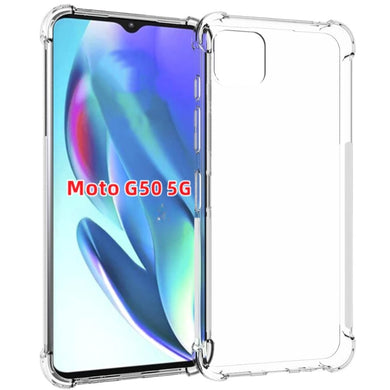 Motorola Moto G50 5G - AirPillow Cushion Transparent Soft Clear TPU Four Corners Protective Case - Polar Tech Australia