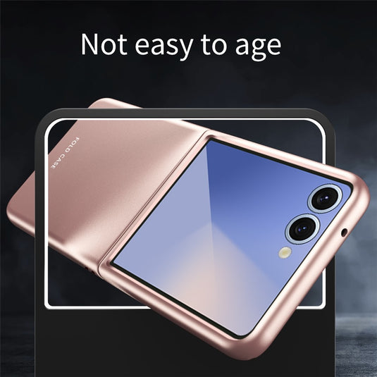 Samsung Galaxy Z Flip7 5G - Skin Feel Electroplating PC Shockproof Phone Case