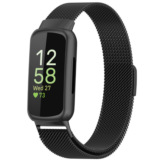 Fitbit Inspire 3 – Milanese Stainless Steel Band