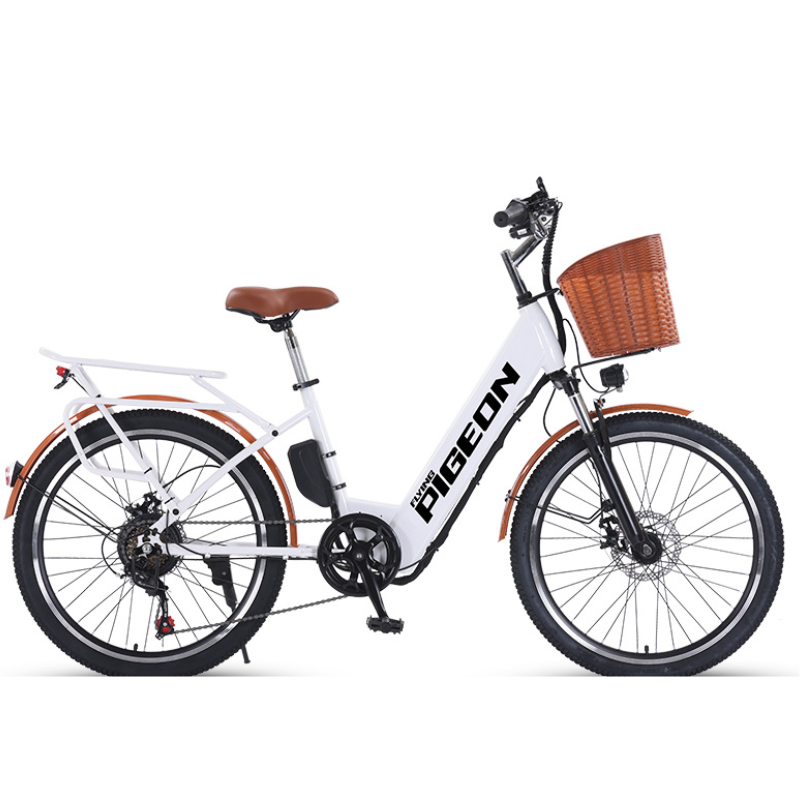 Cargue la imagen en el visor de la galería, Flying Pigeon 350W 24 inch Wheel Type High Power Long Range Electric Bike Bicycle
