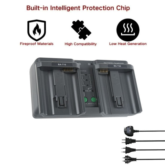 [12.6V/1.2A][Eight-shaped plug] Nikon D4 D4S D5 D6 D850 - Dual Camera Charger Power Supply Adapter - Polar Tech Australia