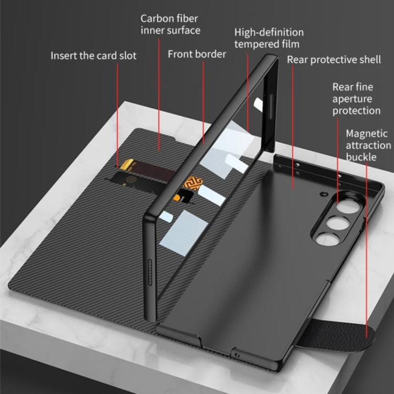 Cargue la imagen en el visor de la galería, Samsung Galaxy Z Fold7 5G - GKK Integrated Flip Leather Phone Case
