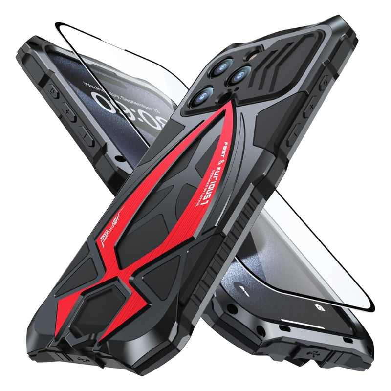 Chargez l&#39;image dans la visionneuse de la galerie, [Military-Grade Protection] [Metal Frame Bumper] Apple iPhone 16 / 16 Plus / 16 Pro / 16 Pro Max - Heavy Duty Shockproof Series Phone Case - Polar Tech Australia
