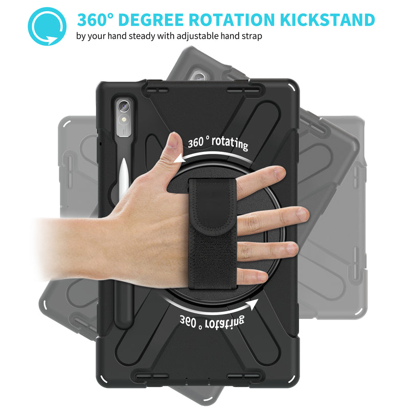 Chargez l&#39;image dans la visionneuse de la galerie, Lenovo P11 Pro &amp; Pad Pro 2022 11.2&quot; (TB-138 &amp; TB-132) 360 Rotation Heavy Duty Kid Friendly Handle Case - Polar Tech Australia
