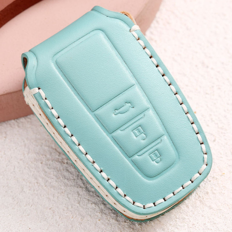 Load image into Gallery viewer, Toyota Genuine Leather Full Protection Car Key Fob Case Cover For Aygo, Yaris, Corolla, C-HR, Camry, GT86, GR Supra, Prius, Prado, Mirai, RAV4, Land Cruiser, Hilux, Proace - Polar Tech Australia
