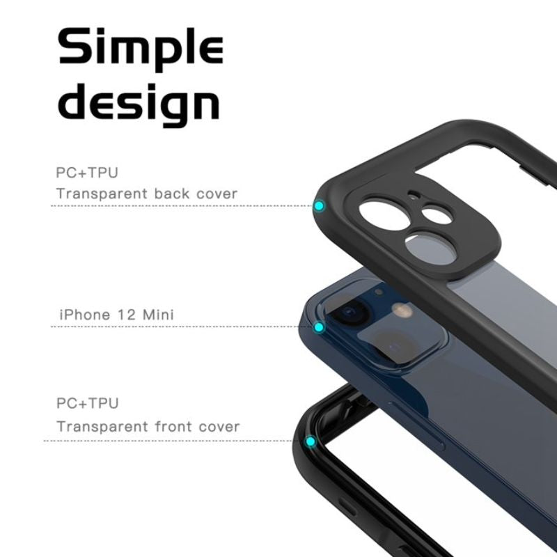Cargue la imagen en el visor de la galería, [FS Series] Apple iPhone 12 Pro Max - Redpepper Full Covered Waterproof Heavy Duty Tough Armor Case - Polar Tech Australia
