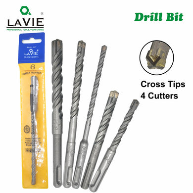 160mm Long Concrete Electric Hammer Bit Cross Carbide Tip Masonry Drill Bits