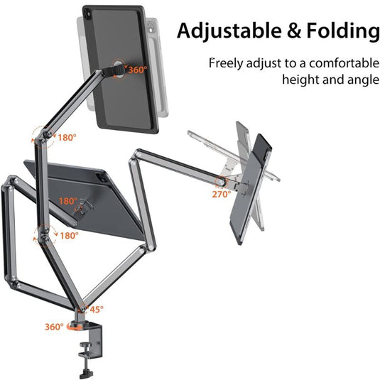 KUXIU X36 iPad Magnetic Tablet Stand Aluminum Alloy Boom Arm Adjustable Tablet Stand - EdgeFollow