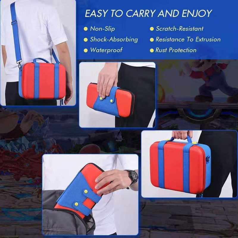 Cargue la imagen en el visor de la galería, Nintendo Switch Storage Large Bag Mario Crossbody/Handbag - Polar Tech Australia
