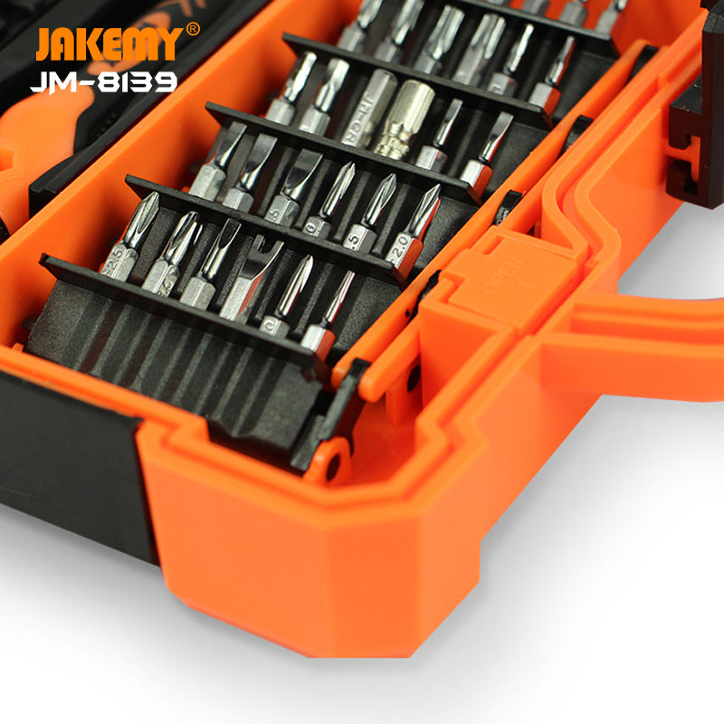 Cargue la imagen en el visor de la galería, [JM-8139] JAKEMY 43 in 1 Precision Screwdriver Hardware Repair Open Tools Set - Polar Tech Australia
