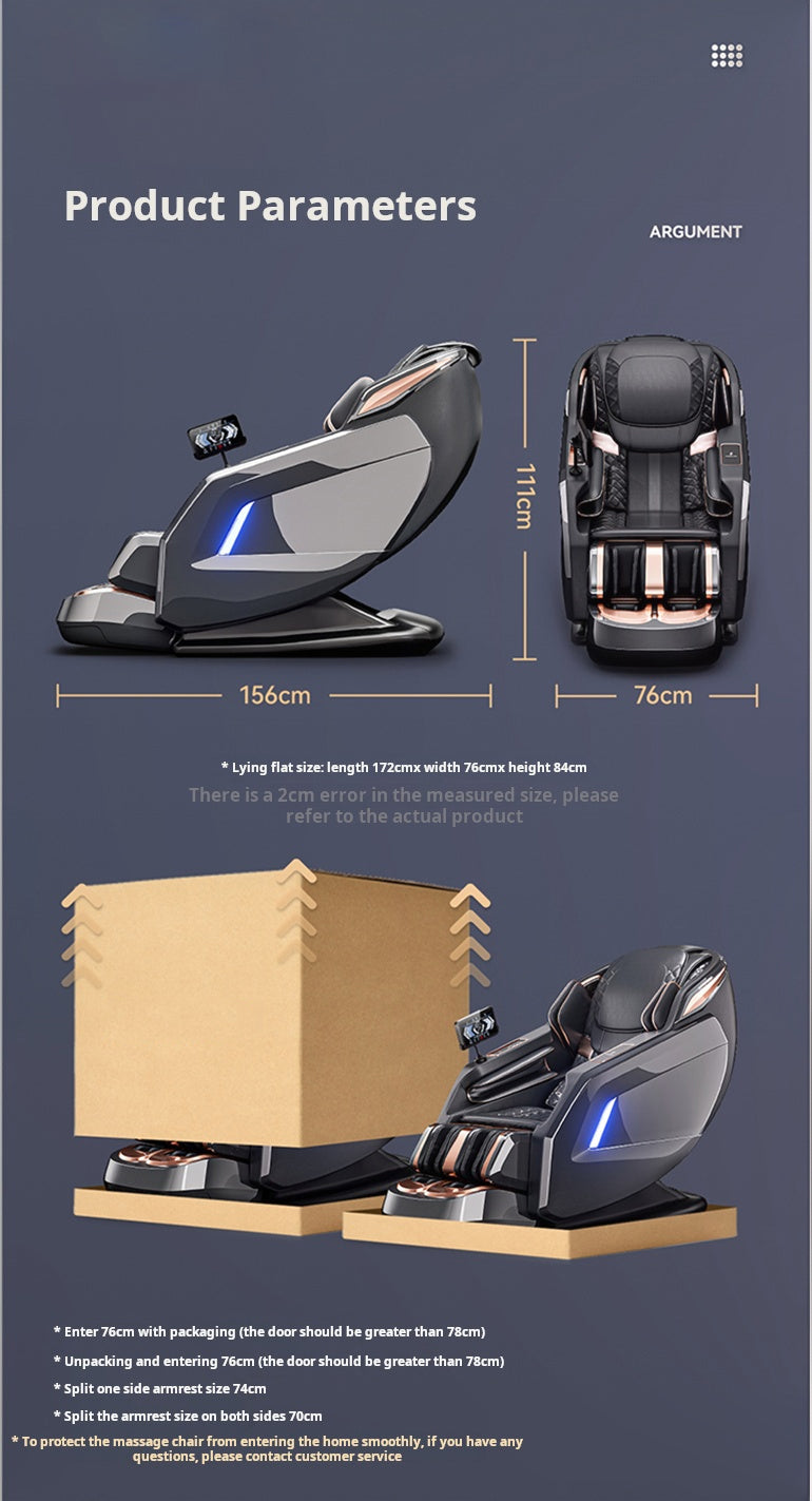 Cargue la imagen en el visor de la galería, [M8 Max][Voice Control][AI Version] Luxury iMassage 9D Full-body Multi-function Zero-Gravity Large Massage Chair
