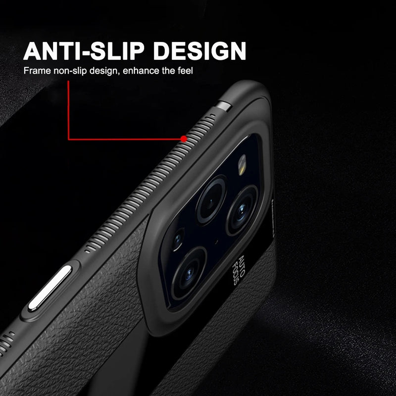 Chargez l&#39;image dans la visionneuse de la galerie, OPPO Find X5/Pro - Luxurious Litchi-Texture Silicone Protective Case - Polar Tech Australia
