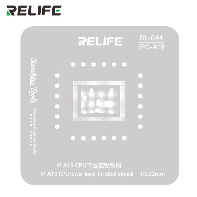 Load image into Gallery viewer, [RL-601MA] Relife RL-601MA iPhone CPU Lower Layer Tin Planting Platform Set for iPhone 8 to 17Pro Max A11 to A19 Pro
