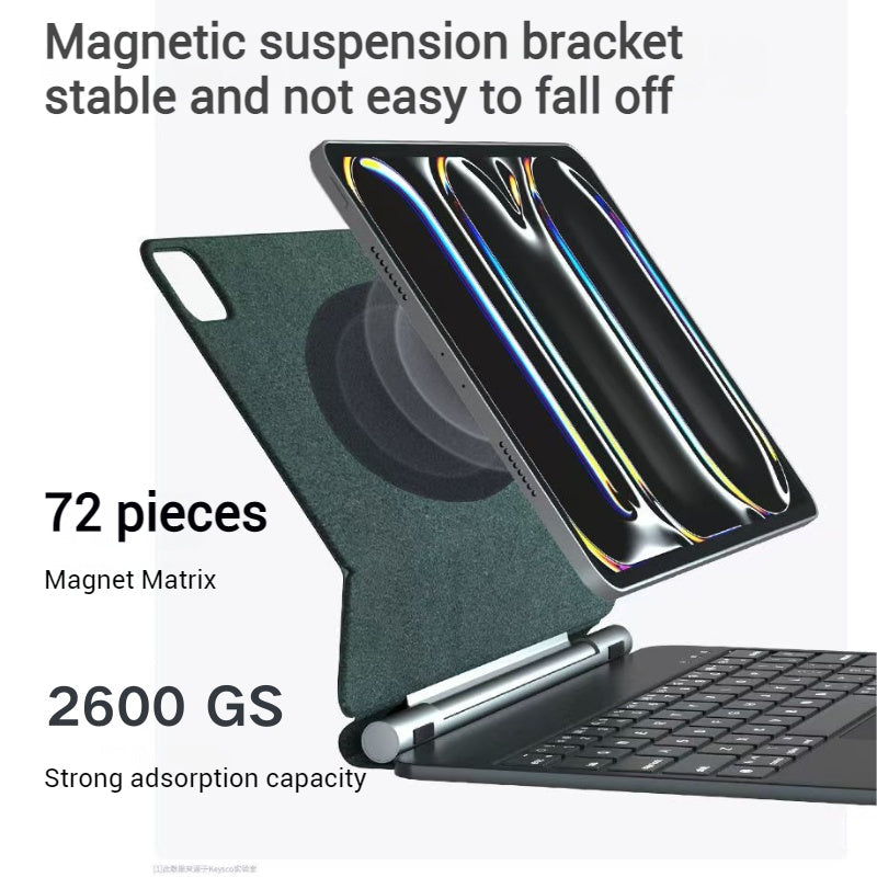 Load image into Gallery viewer, [Magic Keybord] Apple iPad Air 4/5 &amp; Pro 11“ &amp; Air 11” M2/M3 (2024/2025) - Precision Multi-Touch Trackpad Magnetic Smart Wireless Keyboard Case With Backlit Keys - i-Station Mobile Phone &amp; Electronic Device Repair and Accessories

