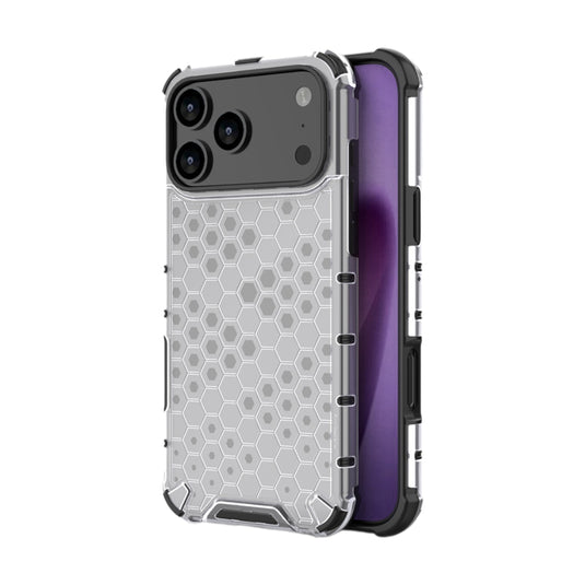 Apple iPhone 17 - Honeycomb Transparent Shockproof Protection Case