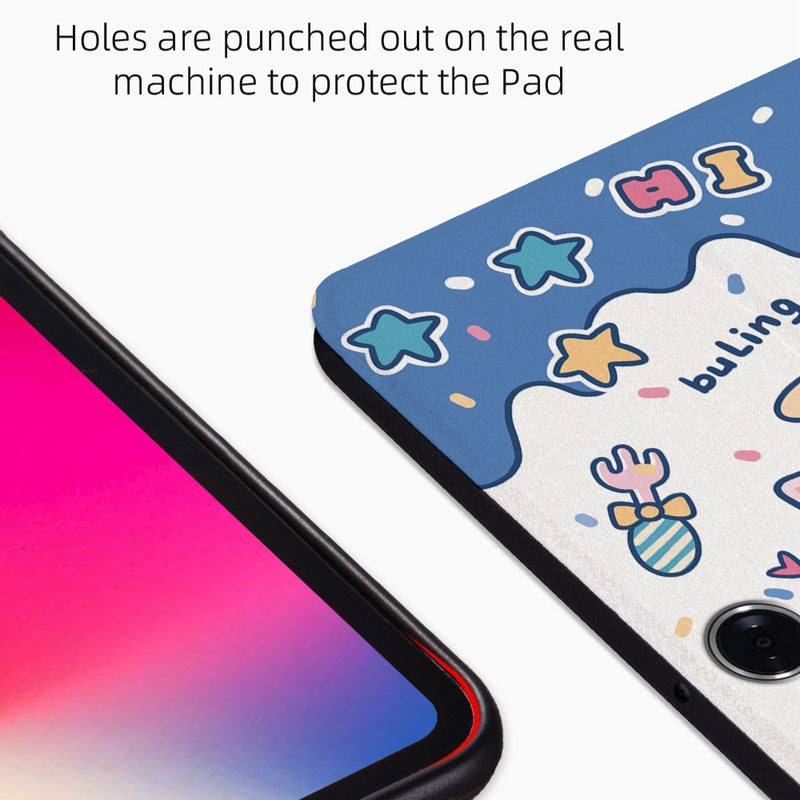 Load image into Gallery viewer, OPPO Pad Neo (OPD2302, OPD2303) - Cute Cartoon Pattern Magnetic Flip Stand Protective Case - Polar Tech Australia
