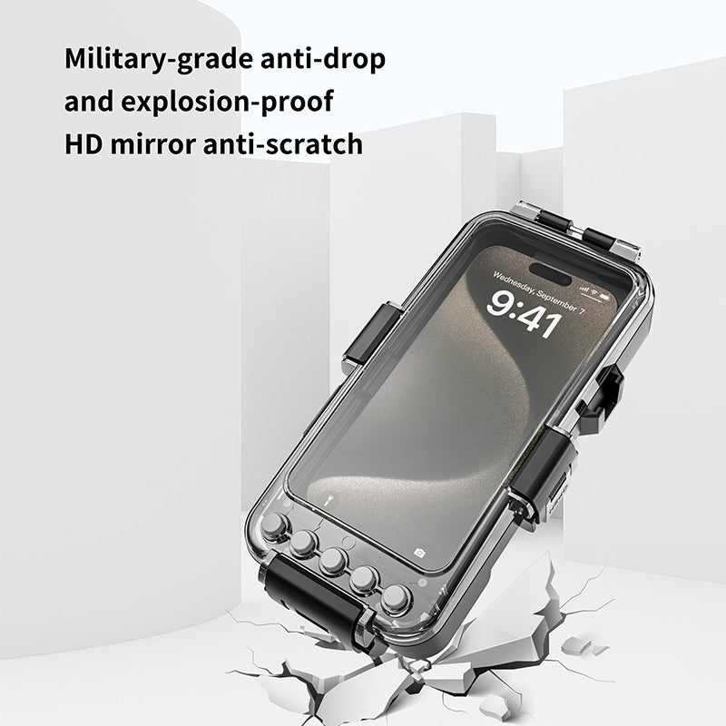 Cargue la imagen en el visor de la galería, [Upgade Version Bluetooth Version][Diving IPX8 30M/98FT Waterproof] Universal iPhone Samsung Google Moto - Redpepper Underwater Protective Lanyard Mobile Phone Case - Polar Tech Australia
