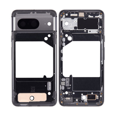 Google Pixel 8 (GKWS6) - Mid-Frame Housing Compatible With Camera Lens