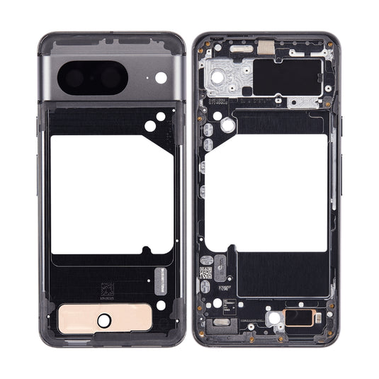 Google Pixel 8 (GKWS6) - Mid-Frame Housing Compatible With Camera Lens