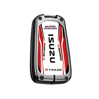 Isuzu Stylish Racing-inspired Design Car Key Fob Case Cover For D-MAX, MU-X (2020-2022)