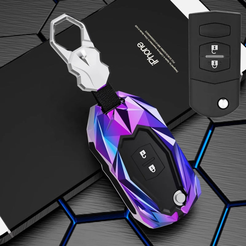 Load image into Gallery viewer, Mazda Zinc Alloy Car Key Fob Cover Case Remote For Mazda 2, 3, 5, 6, CX-3, CX-5, CX-7, CX-9
