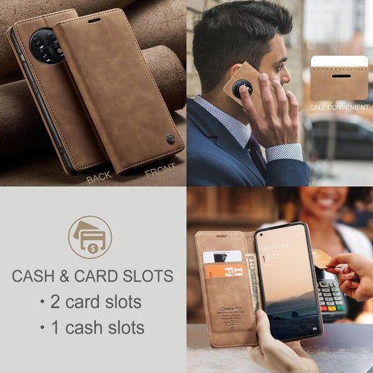 OnePlus 8 Pro - Multifunctional Horizontal Flip Leather Phone Case