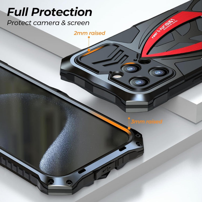 Chargez l&#39;image dans la visionneuse de la galerie, [Military-Grade Protection] [Metal Frame Bumper] Apple iPhone 16 / 16 Plus / 16 Pro / 16 Pro Max - Heavy Duty Shockproof Series Phone Case - Polar Tech Australia
