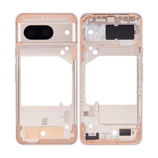 Google Pixel 8 (GKWS6) - Mid-Frame Housing Compatible With Camera Lens