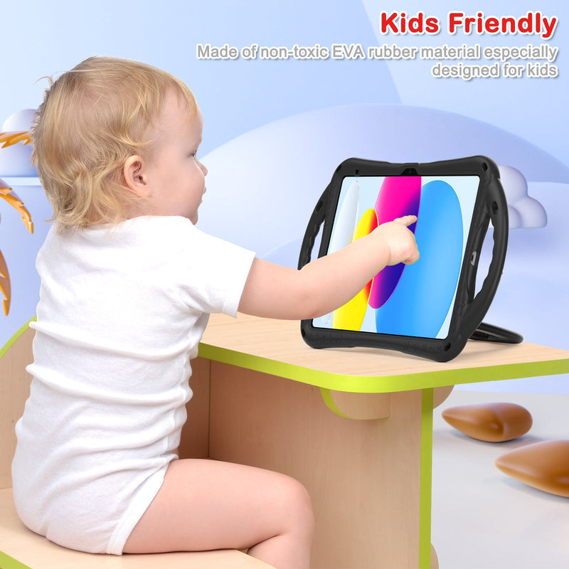 Chargez l&#39;image dans la visionneuse de la galerie, Apple iPad Mini 1/2/3/4/5 EVA Kid Friendly Cat Style Heavy Duty Case with Handle Stand Ring - Polar Tech Australia
