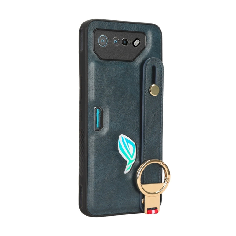 Chargez l&#39;image dans la visionneuse de la galerie, Asus ROG Phone 5 - Wristband Leather Back Phone Case
