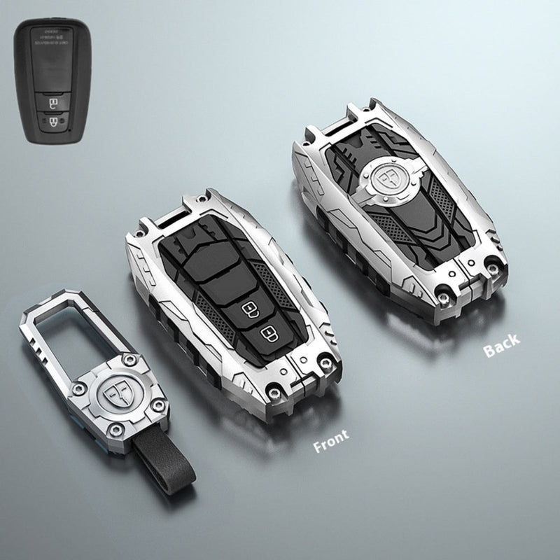 Load image into Gallery viewer, Toyota Heavy-Duty Mecha Car Key Fob Case Cover For Venza, RAV4 Prime, Land Cruiser, Fortuner, Grand Highlander, Corolla Cross, Hilux - Polar Tech Australia
