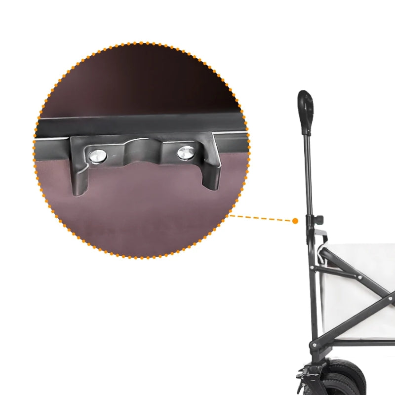 Chargez l&#39;image dans la visionneuse de la galerie, Extender Folding Cart Outdoor Extra Long Utility Large Capacity Wagon Cart Camping Picnic Trolley Beach Collapse Folding Cart - Polar Tech Australia
