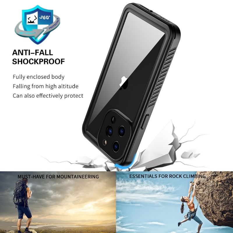 Chargez l&#39;image dans la visionneuse de la galerie, [FS Series] Apple iPhone 15 Pro / 15 Pro Max - Redpepper Full Covered Waterproof Heavy Duty Tough Armor Case - Polar Tech Australia

