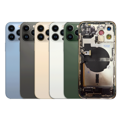[With Built-in Parts] Apple iPhone 13 Pro Max - Back Rear Glass Housing Frame Assmmbly - Polar Tech Australia