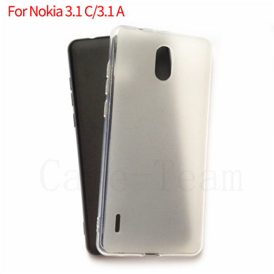 Nokia 3.1 A/3.1 C - AirPillow Cushion Transparent Soft Clear TPU Four Corners Protective Case - Polar Tech Australia