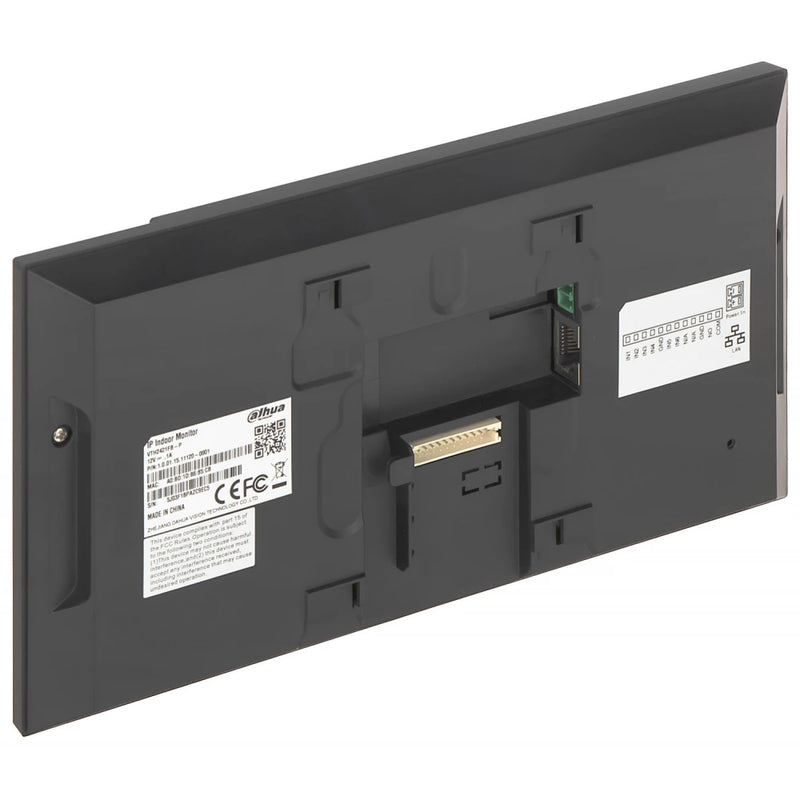 Cargue la imagen en el visor de la galería, [VTH2421FB-P] Dahua IP Intercom System Villa Indoor Monitor 7 Inch Touch Screen PoE BLACK - Polar Tech Australia
