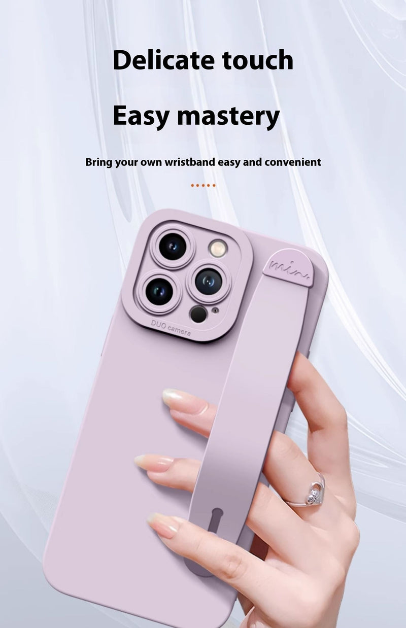Load image into Gallery viewer, [Wrist Strap Bracket] Apple iPhone 12/Pro/Max - Washable Liquid Silicone Protective Case - Polar Tech Australia

