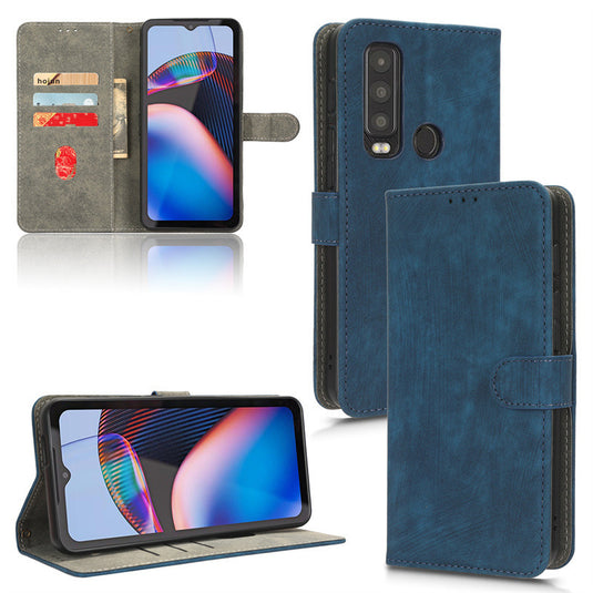[With Card Solt] Motorola Moto Defy 2 - Flip Folio Case with Card Holders Leather Wallet Case - Polar Tech Australia