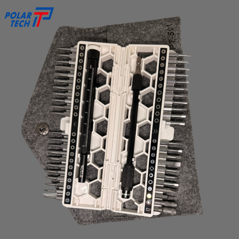 Chargez l&#39;image dans la visionneuse de la galerie, [PT-S01][47 in 1] PolarTech Premium Quality Precision Screwdriver Bit Set – Made for Phone &amp; Electronics Repair
