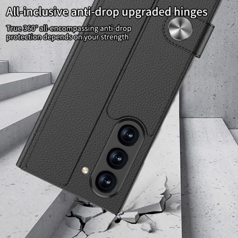 Cargue la imagen en el visor de la galería, Samsung Galaxy Z Fold7 5G - GKK Integrated Flip Leather Phone Case
