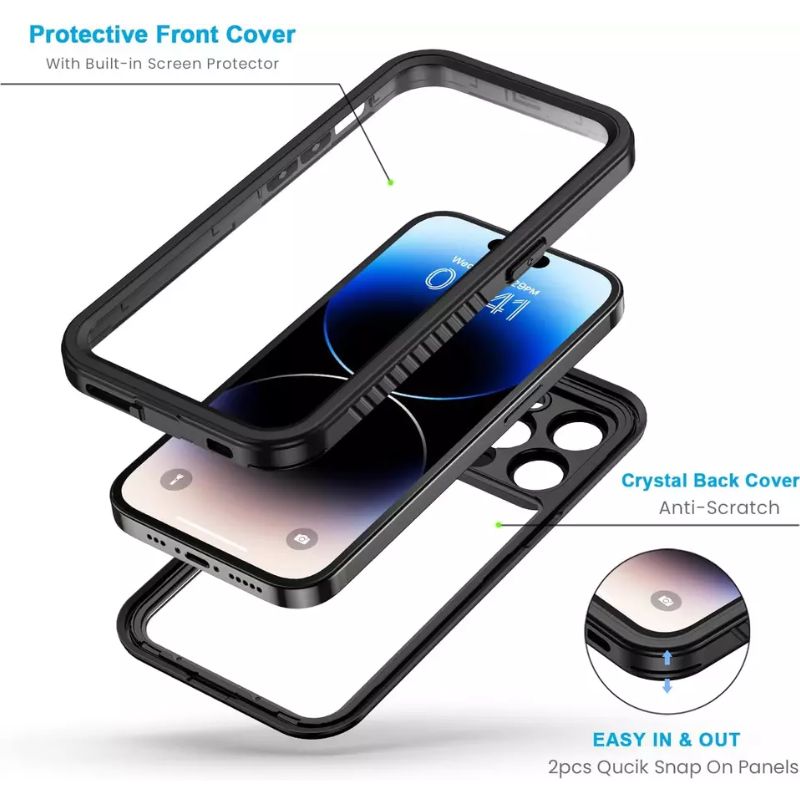 Chargez l&#39;image dans la visionneuse de la galerie, [FS Series] Apple iPhone 14 Pro / 14 Pro Max - Redpepper Full Covered Waterproof Heavy Duty Tough Armor Case - Polar Tech Australia

