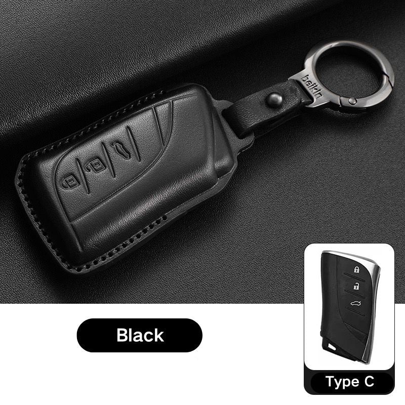 Load image into Gallery viewer, Lexus Leather Car Key Fob Case Cover For ES200, ES300H, RX300, RX350H, NX260, LX570, RX270
